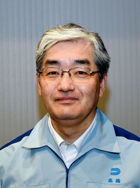 ダイセル執行役員の高橋郁夫氏＝姫路市網干区新在家