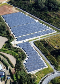 洸陽電機の太陽光発電所＝神戸市西区櫨谷町池谷（同社提供）