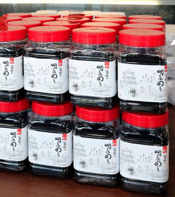 鍵庄が販売する味のりの主力商品「明石の恵み」＝明石市貴崎３