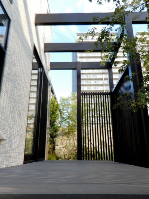 ウッドデッキセットの取り付け例