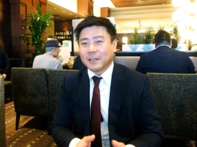 就活戦線の動向を語るダイヤモンド・ヒューマンリソースの高村太朗経営企画室長＝大阪市内