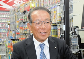 丹波市商工会の篠倉庸良（ささくら・のぶよし）会長＝丹波市山南町奥、ささめ針本社