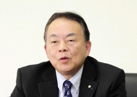 吉川町商工会の三村広昭（みむら・ひろあき）会長＝三木市吉川町吉安