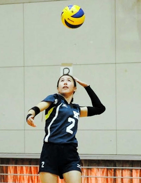 同好会時代を知る教育学部４年で副将の北山弥菜（みな）さん（関学大生撮影）