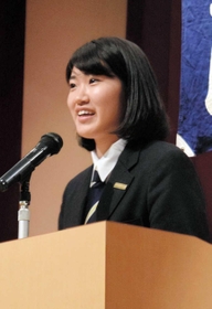 社会学部４年の柴田和果さん。（提供写真）