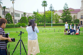 学生たちによる卒業アルバム制作