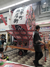 商店街と共同で開催した「夏祭り」