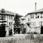 １９４１年に神戸女子神学校と、ランバス女学院が合併し成立した聖和女子学院（関西学院提供）