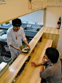 今年１月にオープンした「三代目　麺家　あくた川」