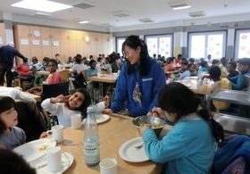 関西学院大の星島小穂さん（ドイツ国際平和村提供）