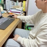 オンライン授業を受ける金永珍さん