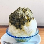 神戸市東灘区の「日本茶カフェ一日」のかき氷（提供画像）