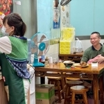 飲食店の親子