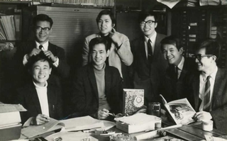 いたずらを楽しんでいた東京工業大学時代の筆者（右から２人目）