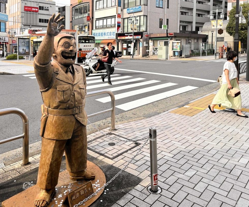 レア 亀有駅 北口前 両津勘吉 亀有中央 タペストリー のぼり 旗 レア 亀有駅 北口前 両津勘吉 亀有中央 タペストリー のぼり 旗