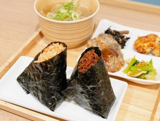 おむすびでござる。ひさごの「朝限定　おむすびセット　Ｂセット」