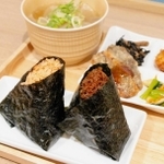 おむすびでござる。ひさごの「朝限定　おむすびセット　Ｂセット」