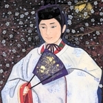 「新源氏物語」で筆者が演じた光源氏をモデルに描かれた絵画