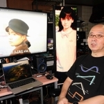 亡き妻敏子さんの歌声や写真、映像を生成ＡＩで新たに作っている松尾公也さん＝東京都内