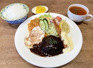 Ｃａｆｅ＆洋食パペポＧＡＲＤＥＮの「Ａセット」
