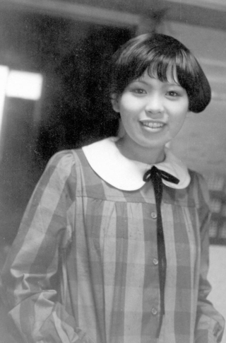 中学生の頃の上沼恵美子さん