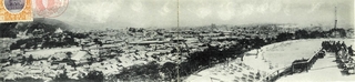 【写真１】大倉山公園から元町・三宮方面を望む。大正１０（１９２１）年（筆者提供）