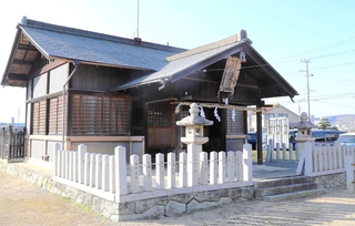 湊川神社・仮殿を移築した、三田市にある神明神社（筆者提供）