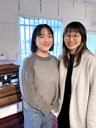 アーク・コーディネーターの山村祥子さん（右）と福原智子さん