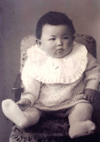 生後８カ月の正井礼子さん