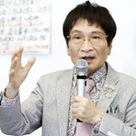 　講演で各地を駆け回るなど、元気いっぱいの79歳です。写真は2023年３月、「子ども新時代」について共同通信社でお話しした際のもの