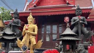 　バンコク西郊のサムットソンクラム県にある仏教寺院ワット・チュラマニー