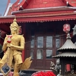 　バンコク西郊のサムットソンクラム県にある仏教寺院ワット・チュラマニー