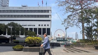 　来年にも取り壊される香港の郵政総局ビル＝３月２３日