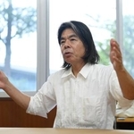 　東京芸大の日比野克彦学長（撮影・福留佳純）