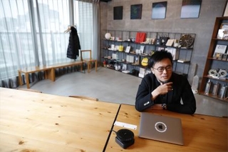 　太刀川英輔さん（撮影・熊谷政宣）