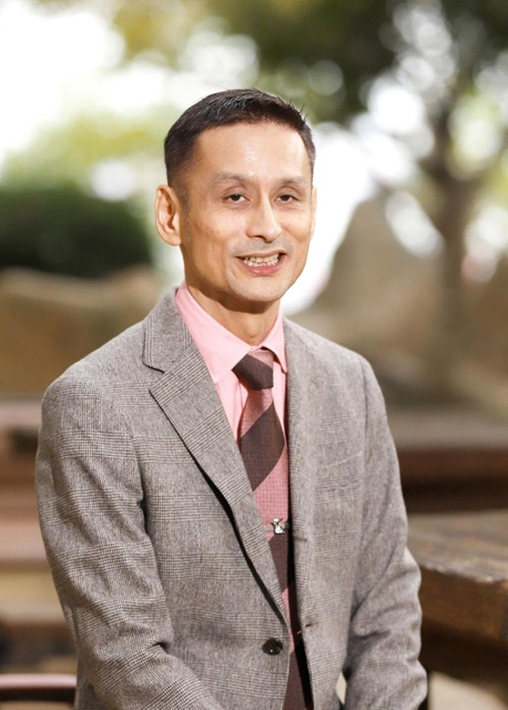 神戸大学文学部　茶谷直人教授（古代ギリシア哲学）＝撮影・吉田敦史