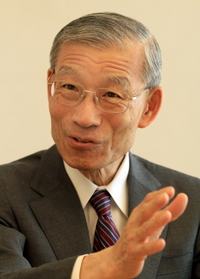 日本酒造組合中央会会長　辰馬章夫さん