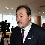 感謝の集いに参加した林敏之さん＝１０日午前、神戸市中央区港島中町６、神戸ポートピアホテル（撮影・笠原次郎）