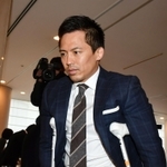 会場を訪れた柔道家の野村忠宏さん＝１０日午前、神戸市中央区港島中町６、神戸ポートピアホテル（撮影・笠原次郎）