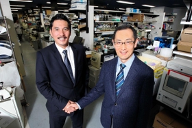 最先端の研究が進む京都大ｉＰＳ細胞研究所。ここで、所長を務めるノーベル賞受賞者の山中伸弥教授と、神戸製鋼ラグビー部の平尾誠二総監督の対談が実現した＝京都市左京区（撮影・岡本好太郎）