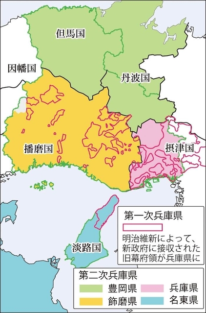 第一次兵庫県、第二次兵庫県