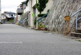 家を出た小島光子さんは、この辺りを歩いていたとみられる＝小野市内