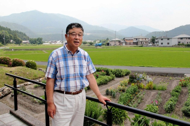 住民の一人として、チーム永源寺に加わる九里重義さん＝滋賀県東近江市