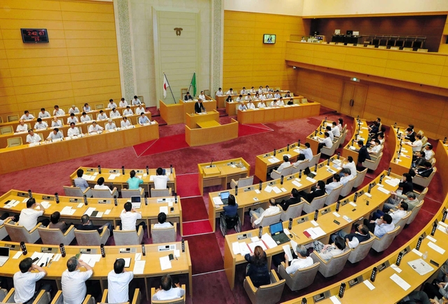 神戸市議会本会議場
