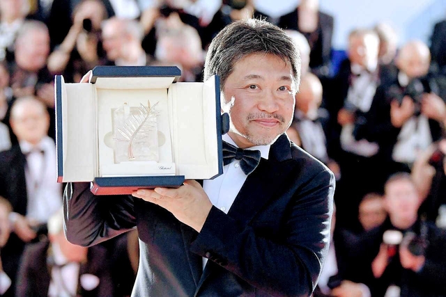 「第７１回カンヌ国際映画祭」で最高賞のパルムドールを受賞した是枝裕和監督