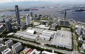 Ｇ２０サミットの主会場となる人工島・咲洲＝大阪市住之江区