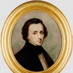 フリデリク・ショパンの肖像（アリ・シェフェール、１８４７年、油彩、カンヴァス　ｃｒｅｄｉｔ　：　Ｄｏｒｄｒｅｃｈｔｓ　Ｍｕｓｅｕｍ）