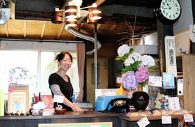 「７月８日で３周年を迎えます」と話す桝田倫子さん＝高砂市高砂町田町