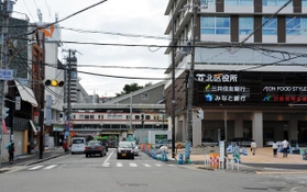 現在の鈴蘭台駅前