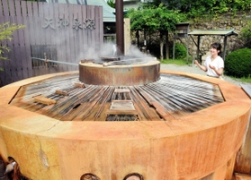 金泉の泉源の一つ「天神泉源」